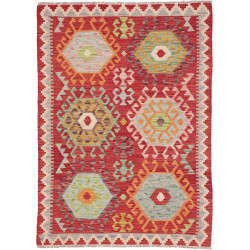 Hand Made Rug Kilim Afghanistan 106x144 Red Mul