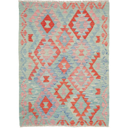 Hand Made Rug Kilim Afghanistan 105x147 Aqua Gr