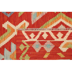 Hand Made Rug Kilim Afghanistan 103x142 Red Mul
