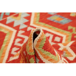 Hand Made Rug Kilim Afghanistan 103x142 Red Mul