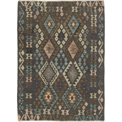 Hand Made Rug Kilim Afghanistan 128x175 Dark Gr