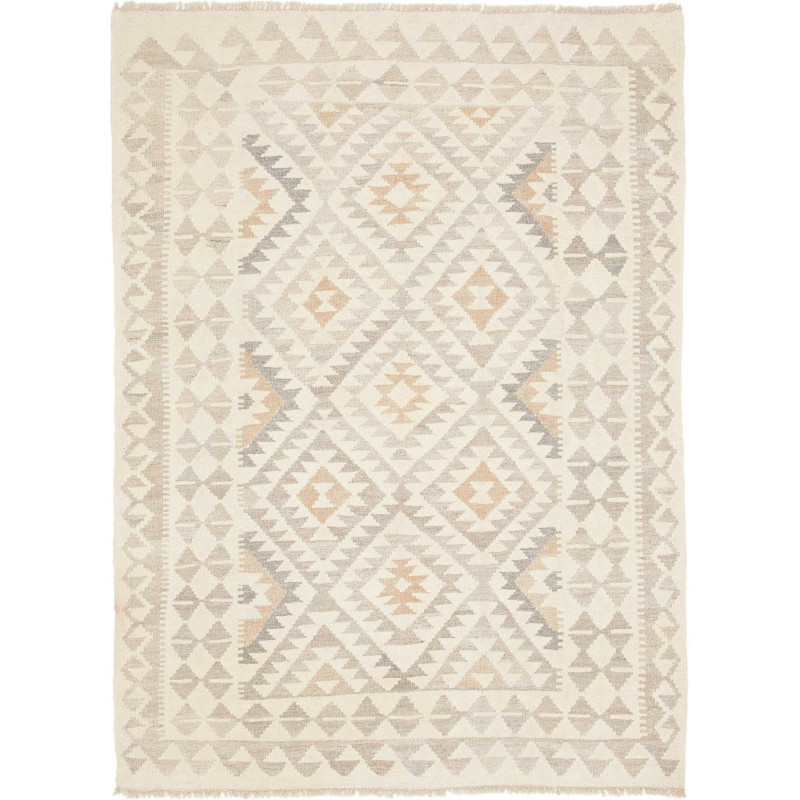 Hand Made Rug Kilim Afghanistan 127x172 Ivory T