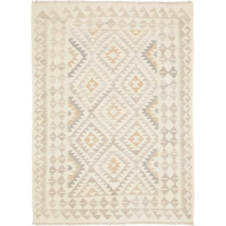 Hand Made Rug Kilim Afghanistan 127x172 Ivory T