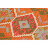 Hand Made Rug Kilim Afghanistan 62x195 Orange M