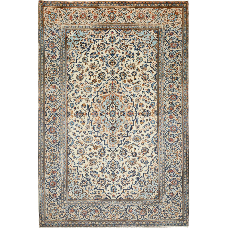 Kashan 202x307 Cm Kashan, Persia, Hand-carded Wool (warp: