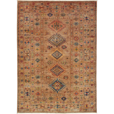 Kazak Fine 149x211 Cm Kazak Fine, Pakistan, Hand-carded Wool