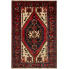 136x203 Cm Caucasian, Geometric Medallion, Wool On Cotton,