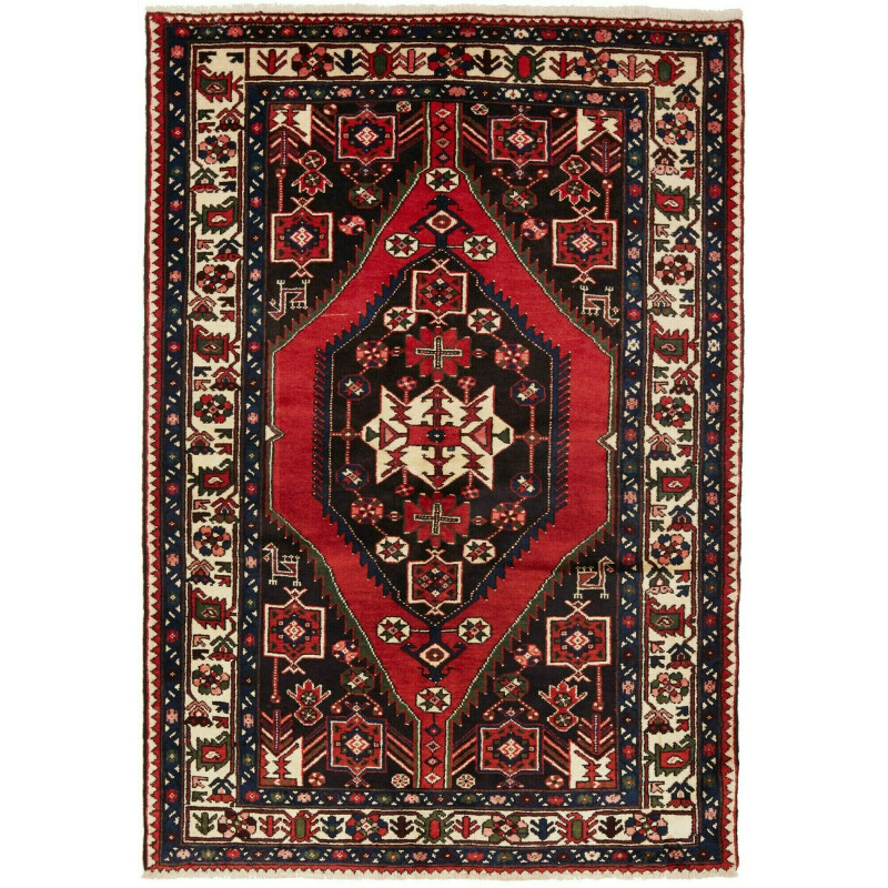 138x203 Cm Persian Tribal, Wool, Geometric Medallion