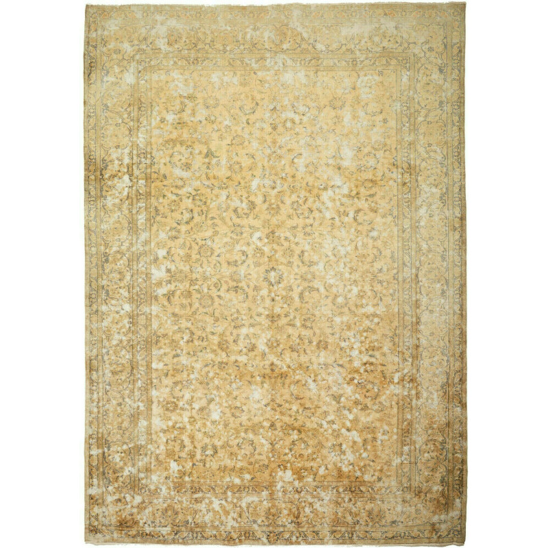 Vintage 285x405 Cm Vintage, Persia, Hand-carded Wool,