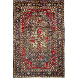 Tabriz 200x305 Cm Tabriz, Persia, Hand-carded Wool (warp: