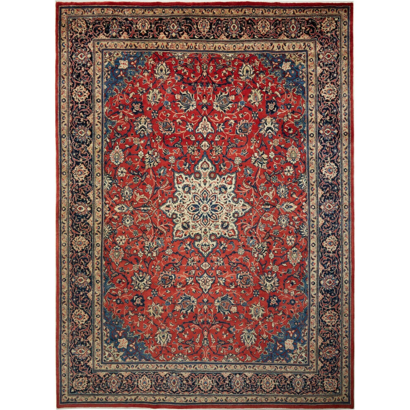 Sarough 277x380 Cm Sarough Persia Hand-carded Wool