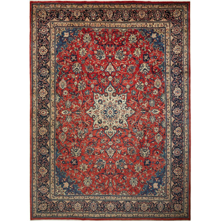 Sarough 277x380 Cm Sarough Persia Hand-carded Wool