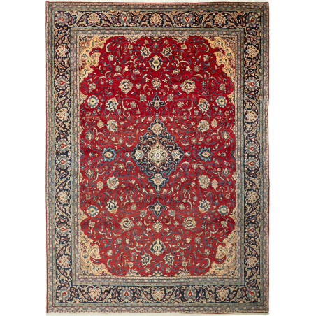 Sarough 250x350 Cm Sarough Persia Hand-carded Wool Cotton