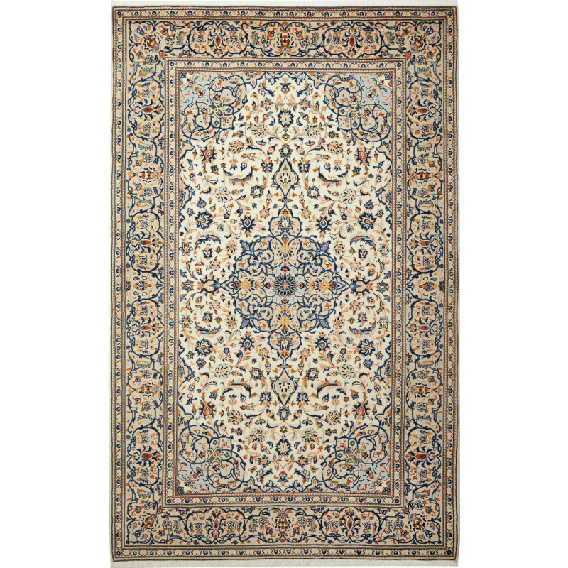 Kashan 200x315 Cm Kashan Persia Hand-carded Wool Cotton
