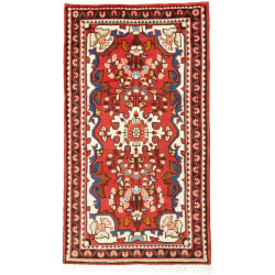69x121 Cm Handmade Rug, Central Medallion, Floral Design