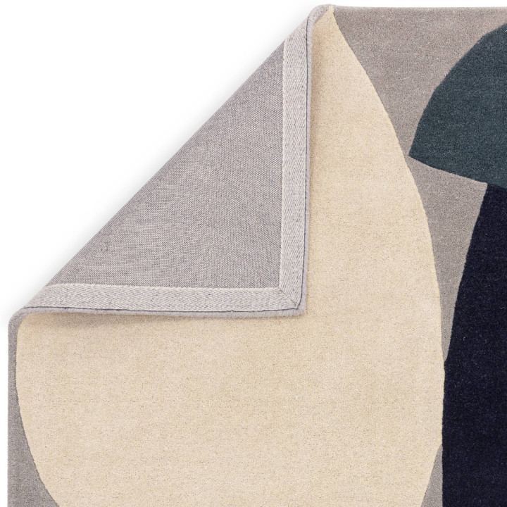 Tappeto Reef astratto grigio e beige 120x170 cm