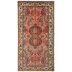70x137 Cm Floral Rug, Persia, Wool (warp: Cotton), 250,000