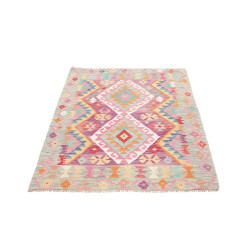 Hand Made Rug Kilim Afghanistan 97x134 Light Bl