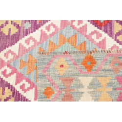 Hand Made Rug Kilim Afghanistan 97x134 Light Bl