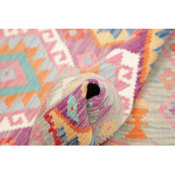 Hand Made Rug Kilim Afghanistan 97x134 Light Bl