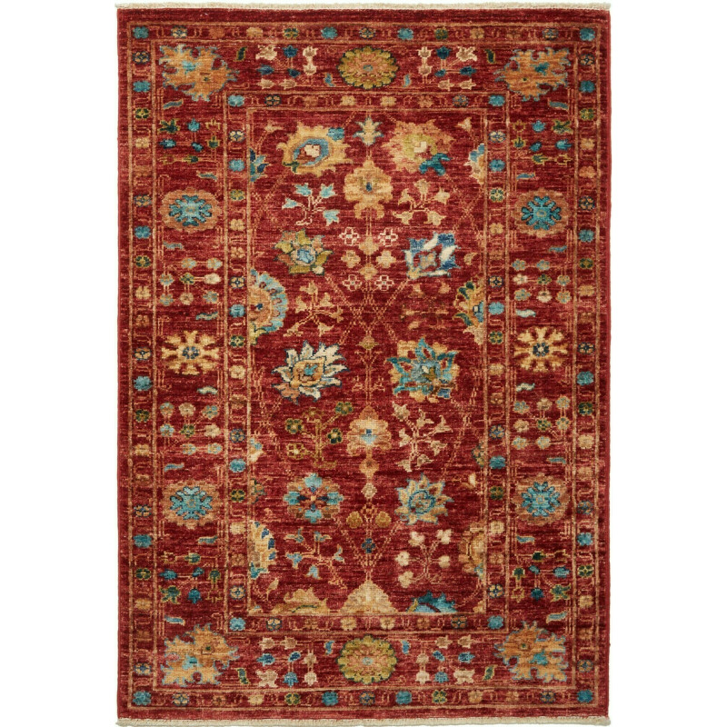 Rug Ziegler Fine Pakistan 80x114 Burgundy Red Te