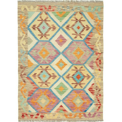 Kilim 104x145 Cm Kilim, Afghanistan, Hand-carded Wool (warp: