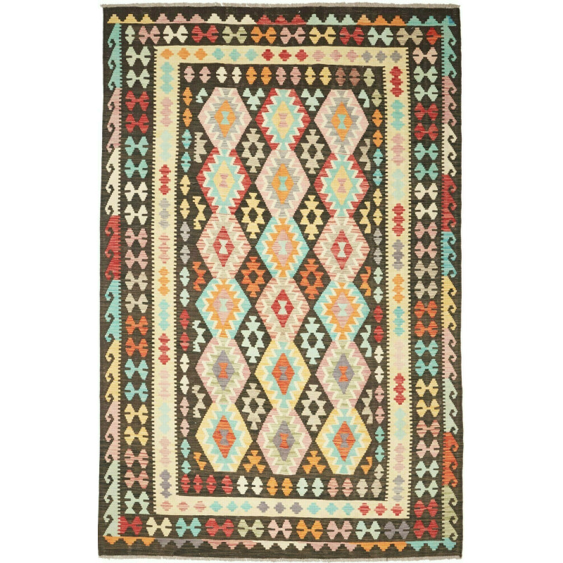 Kilim 194x294 Cm Kilim Afghanistan Hand-carded Wool Cotton
