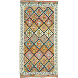Kilim 99x200 Cm Kilim Afghanistan Hand-carded Wool Cotton