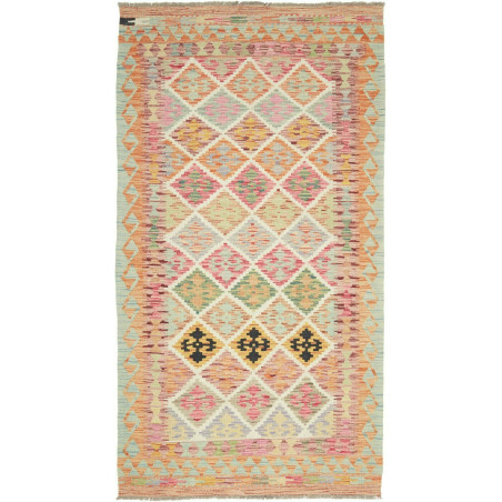 Kilim 107x199 Cm Kilim Afghanistan Hand-carded Wool Cotton
