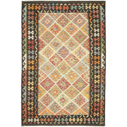 Kilim 196x297 Cm Kilim Afghanistan. Material: Hand-carded
