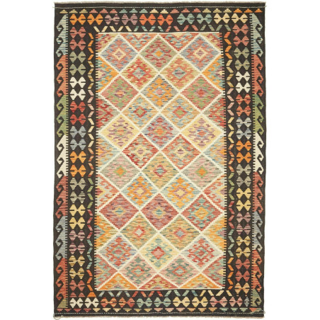 Kilim 196x297 Cm Kilim Afghanistan. Material: Hand-carded