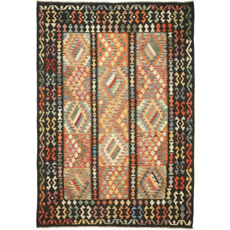 Kilim 203x297 Cm Kilim Afghanistan Hand-carded Wool