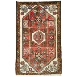 77x126 Cm Hand-knotted Rug. Wool. Tribal Geometric And