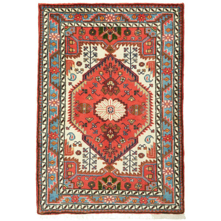 86x125 Cm Tribal Rug, Caucasian, Wool On Wool, 150,000