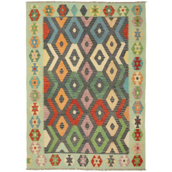 Kilim 170x244 Cm Kilim Afghanistan, Hand-carded Wool (cotton