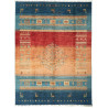 Rug Siva Pakistan 210x284 Deep Blue Terracotta