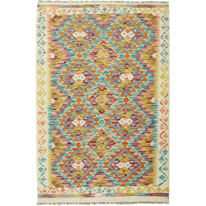 Kilim 103x155 Cm Kilim, Afghanistan, Hand-carded Wool (warp: