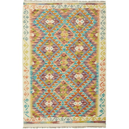 Kilim 103x155 Cm Kilim, Afghanistan, Hand-carded Wool (warp: