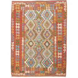 Kilim 153x208 Cm Afghan Kilim, Hand-carded Wool, Cotton