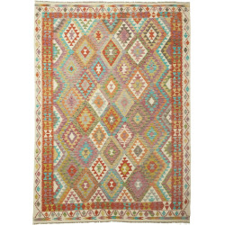 Kilim 204x290 Cm Kilim Afghanistan Hand-carded Wool Cotton