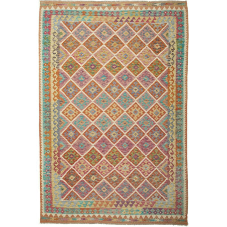 Kilim 200x298 Cm Kilim, Afghanistan, Hand-carded Wool (warp: