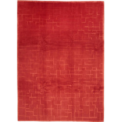 Hand Made Rug Kathmandu Nepal 250x350 Red Coral