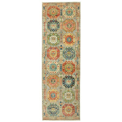 Rug Tribal Pakistan 79x249 Greyish-beige Terrac