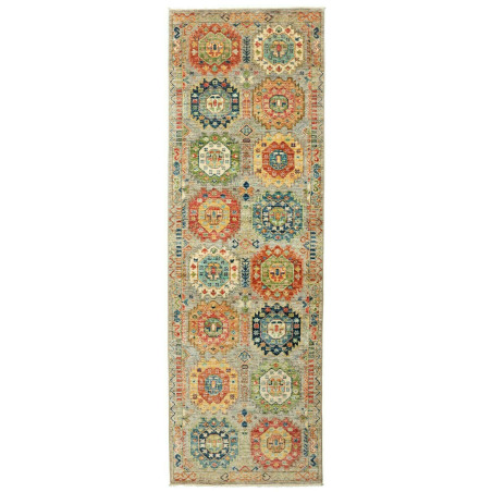 Rug Tribal Pakistan 79x249 Greyish-beige Terrac