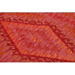 Hand Made Rug Kilim Afghanistan 130x174 Red Ora