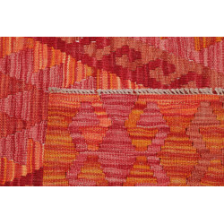 Hand Made Rug Kilim Afghanistan 130x174 Red Ora