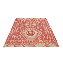 Hand Made Rug Kilim Afghanistan 124x173 Red Bei