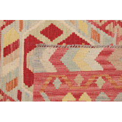 Hand Made Rug Kilim Afghanistan 124x173 Red Bei