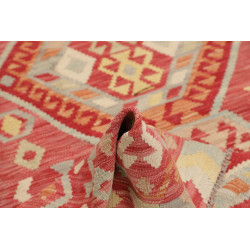 Hand Made Rug Kilim Afghanistan 124x173 Red Bei