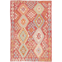 Hand Made Rug Kilim Afghanistan 120x178 Red Bei